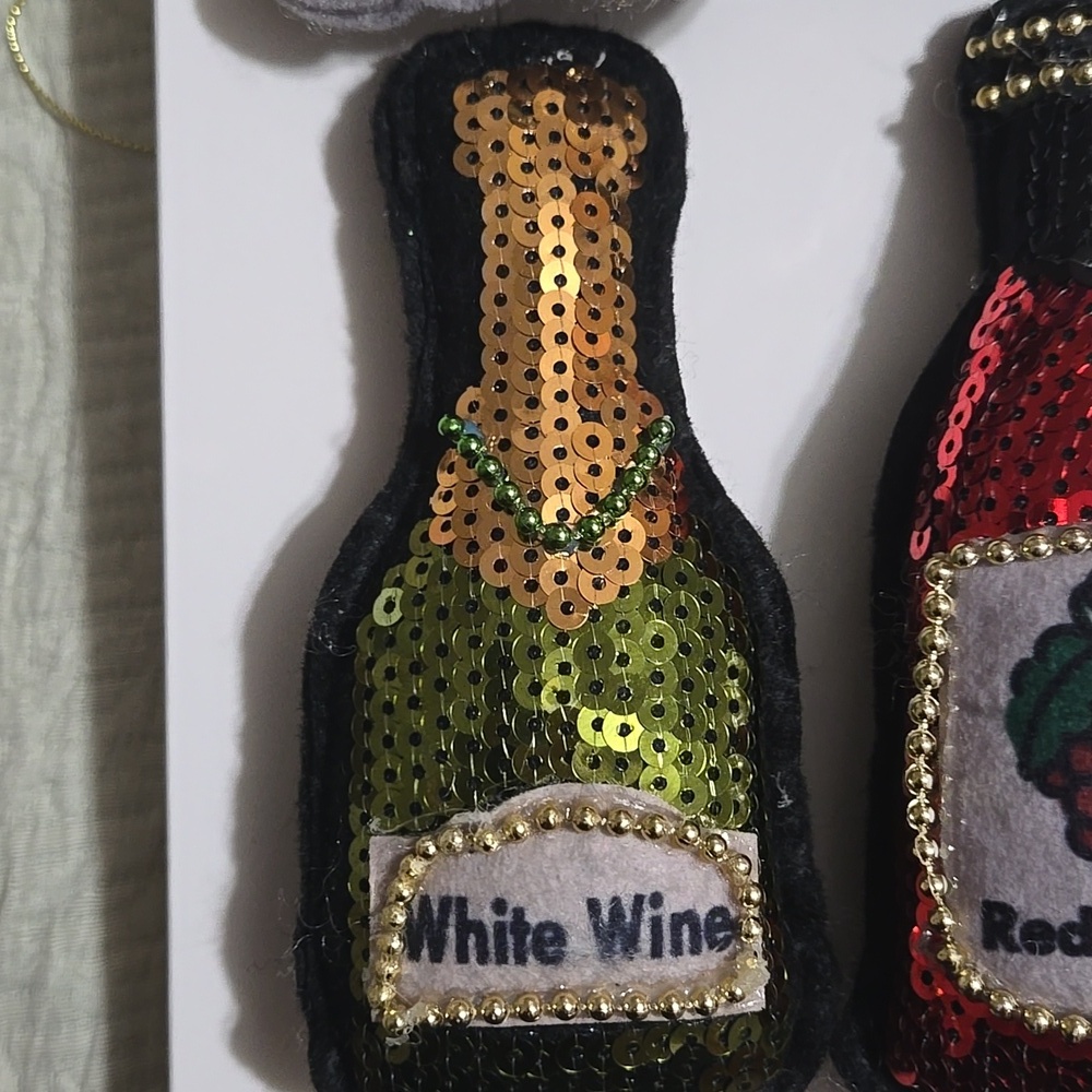 Target Sequin Beverage Ornament Set of 6 - Multicolor - Picture 5 of 8